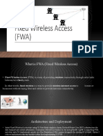 FWA - Fixed Wireless Access