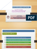 Polunuclear Hydrocarbon: Napthalene: As Per PCI Curriculum Pharmaceutical Chemistry-II Second Year B. Pharmacy (Sem-III)