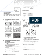 Vocabulary - Unit 1: © Oxford University Press