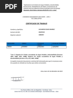 Certificado Consorcio Saneamiento Lima Norte Lote 3