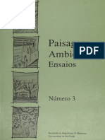 FAU-USP. Paisagem e Ambiente - Ensaios. Vol. 3