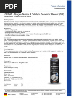 Oxygen Sensor & Catalytic Converter Cleaner