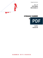 Hydraulic Hammer Rammer 555: Parts Manual PM555CSSENG.415