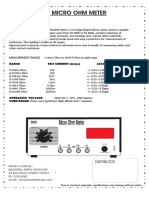 Innova Ohms Meter