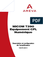 Micom T390 Equipement CPL Numérique: Description Et Configuration de L'Amplificateur