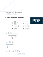 Trabajo 2 Matematica Basica Numeros Reales y Sus Operaciones