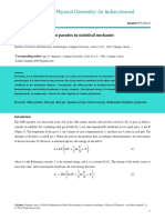 Physical Chemistry: An Indian Journal: Explanation of The Gibbs Paradox in Statistical Mechanics