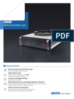 500w Mopa Pulsed Fiber Laser-Leaflet