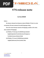 GTMedia V7S Rease Note2020.3.12