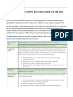 Learning Log: Ask SMART Questions About Real Life Data Sources