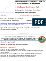 Semana 2. Dibujo Topografico Asistido Por Computador. Correccion 2