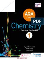 AQA A Level Chemistry Student Book 1