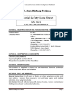 MSDS Anti Scalant DG 401