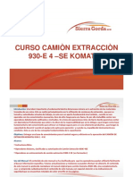 Curso Camiòn Extracciòn 930-E4 Se Komatsu