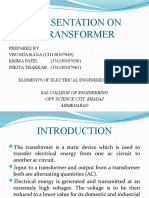 Presentation On Transformer