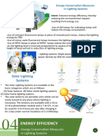 Energy Efficiency: Solar Lighting Systems