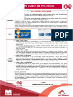 025 - Reunión Diaria de Pre Inicio Ojos y Mente en La Tarea