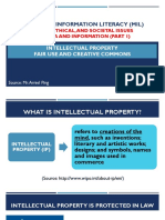 Intellectual Property Fair Use Creative Commons