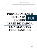 Procedimiento de Trabajo Seguro Izaje de