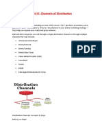 Uni-IV - Chennel of Distributions