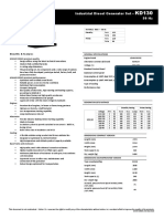 Industrial Diesel Generator Set - 50 HZ: General Specifications KOHLER SDMO Premium Quality