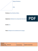 Enfoques Didácticos de La Lengua Oral y Escrita....