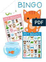 Free - Pet BINGO Game