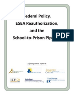 Advancement Project School-to-Prison-Pipeline Position Paper