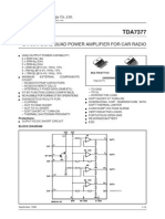 2 X 3 W Dual/Quad Power Amplifier For Car Radio: Protections