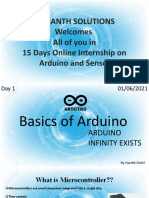 Nilkanth Solutions Welcomes All of You in 15 Days Online Internship On Arduino and Sensors