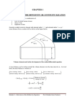 Module 2 - Derivation of The Diffusivity Equation