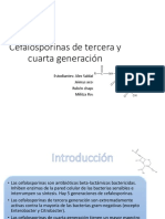 Cefalosporinas 3 y 4 Generacion