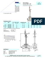 Piston / Valve Design General Characteristics: Flow Switch 1.1. Novafix