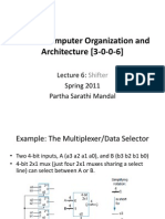 MA251 Computer Organization and Architecture (3-0-0-6) : Spring 2011 Partha Sarathi Mandal