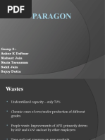 Paragon: Group 2:-Ankur K Daftuar Nishant Jain Nazia Tarannum Sahil Jain Sujoy Dutta