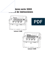 Indicadores Serie 3000 Manual de Instrucciones: Indicador T32ME