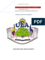 2°BGU MODIFICADO Fícha Pedagógica Examen QII Interdisciplinar