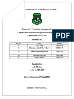 Report On "Production Management"