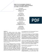 Lead Free Wave Soldering Project: Performance of Lead Free Through-Hole Electrical Interconnects