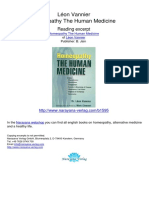 Léon Vannier Homeopathy The Human Medicine: Reading Excerpt