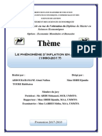 Memoire Inflation PDF