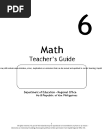 Teacher's Guide: Department of Education - Regional Office No.8 Republic of The Philippines