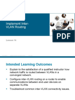 Implement Inter-VLAN Routing: Lesson 14