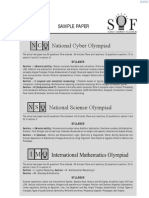 National Cyber Olympiad: Sample Paper