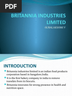 Britannia Industries Limited: - Subalakshmi V