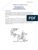 Modelamiento Matemático de Un Tanque de Nivel - Funcion Transferencia