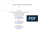 Experiences With Financial Sector Reforms and Trade Liberalization in Kenya