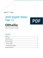 (BoS) Year 11 English Othello Notes