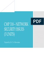 CMP 318 Network Security Issues