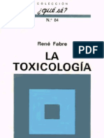 Fabre Rene - La Toxicologia